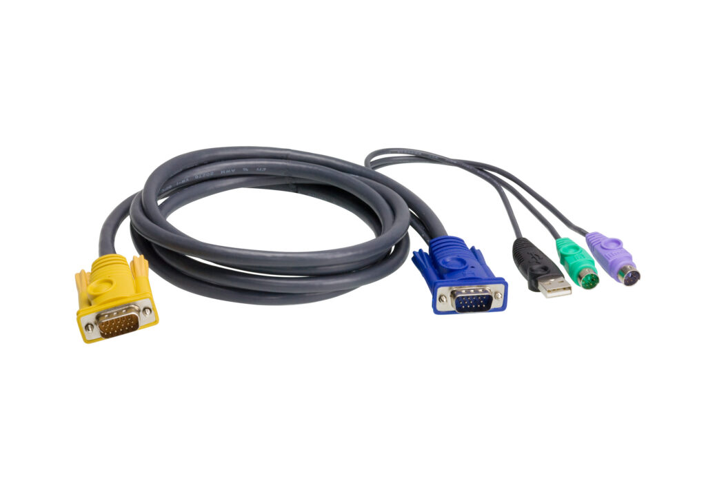 ATEN 2L-5302UP - Przewód KVM PS/2-USB 1,8 m