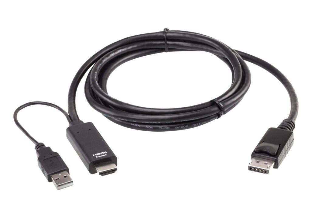 ATEN 2L-7D02HDP - Kabel HDMI do DisplayPort True 4K 1,8m