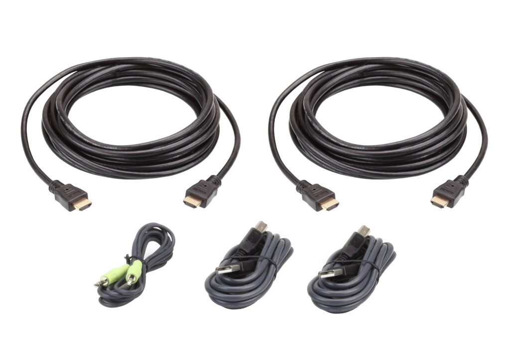 ATEN 2L-7D03UHX5 - Zestaw kabli 3M USB HDMI Dual Display Secure KVM