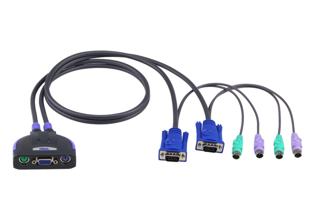 ATEN CS62S - 2-portowy przełącznik KVM PS/2 VGA