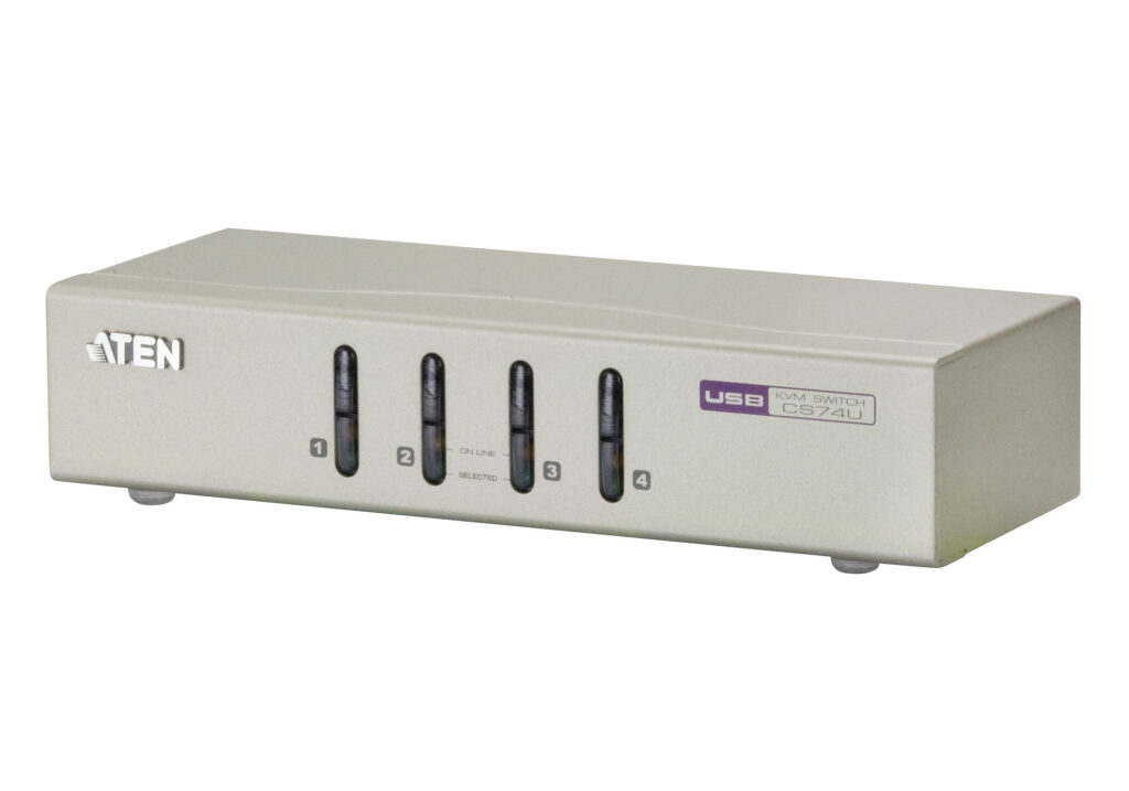 ATEN CS74U - 4-portowy przełącznik KVM USB