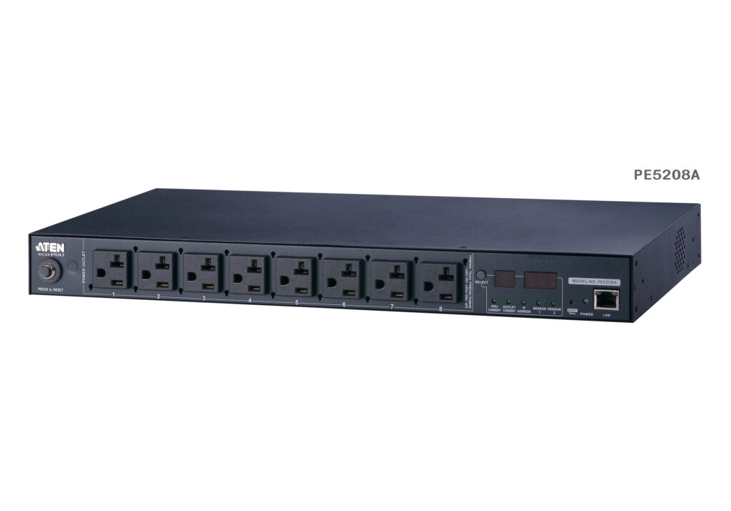 ATEN PE5208 - 8-wyjściowe eco PDU 20/16A 1U z pomiarem