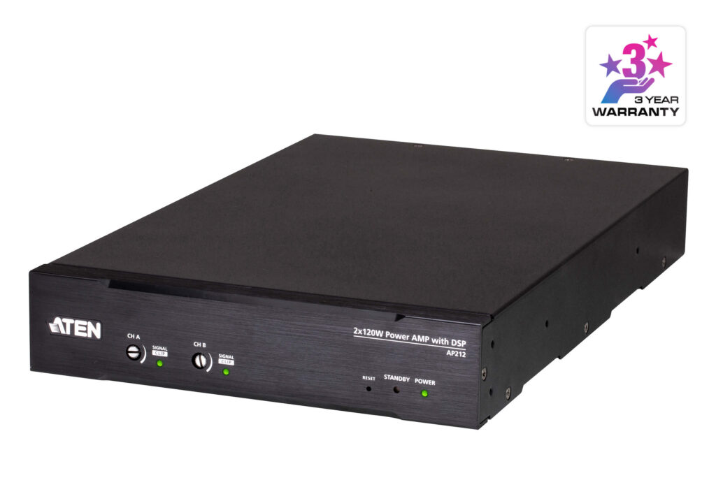 ATEN AP212 - Wzmacniacz mocy 2 x 120W z DSP