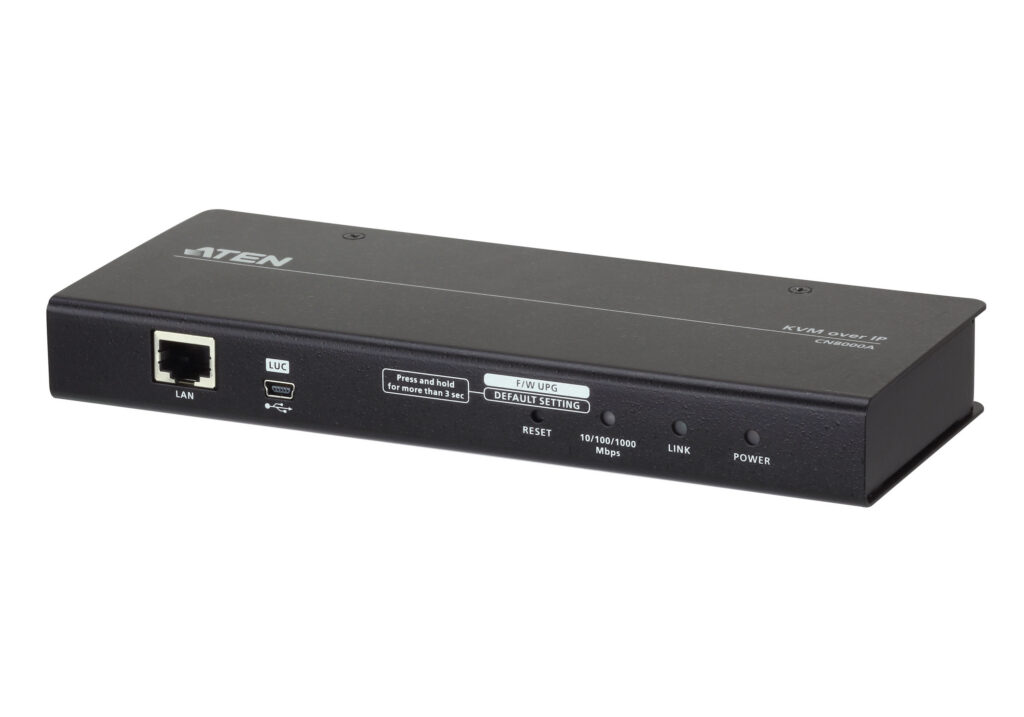 ATEN CN8000A - 1-portowy przełącznik KVM over IP VGA (1920 x 1200) z 1 współdzielonym lokalnym/zdalnym dostępem