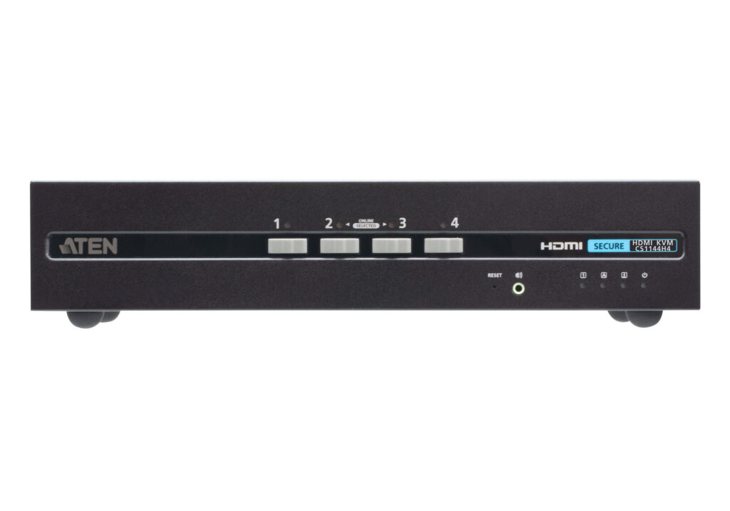 ATEN CS1144H4 - 4-portowy przełącznik Secure KVM USB HDMI Dual Display (zgodny z PSD PP v4.0)