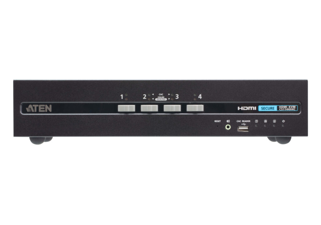 ATEN CS1144H4C - 4-portowy przełącznik Secure KVM USB HDMI Dual Display z CAC (zgodny z PSD PP v4.0)