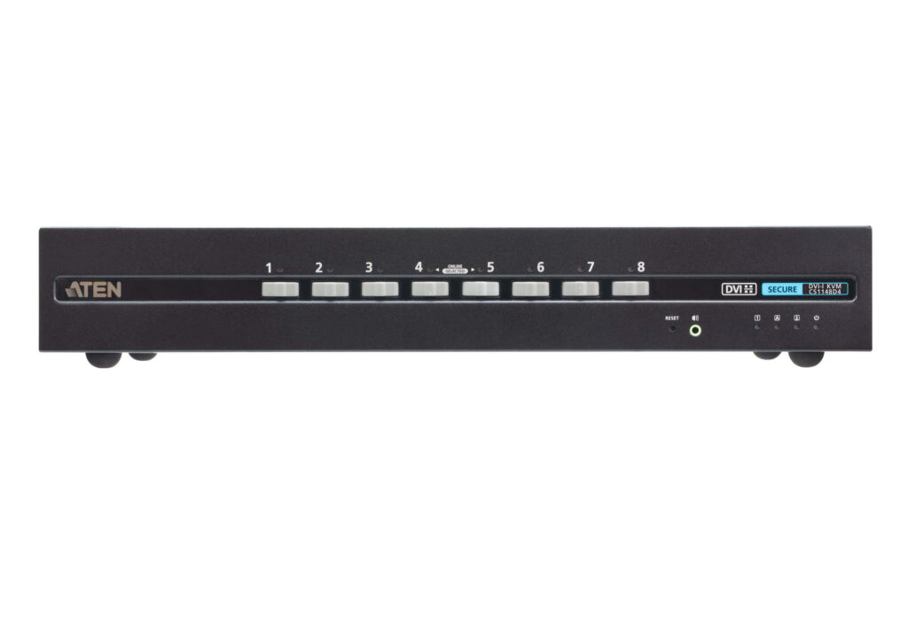 ATEN CS1148D4 - 8-portowy przełącznik Secure KVM USB DVI Dual Display (zgodny z PSD PP v4.0)