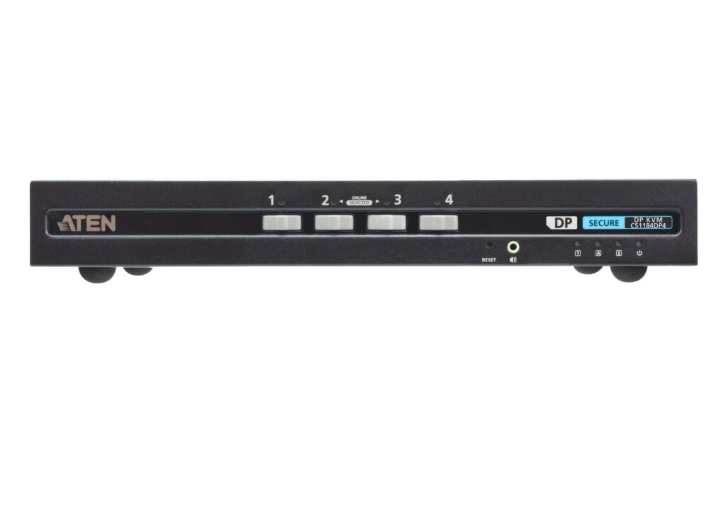 ATEN CS1184DP4 - 4-portowy przełącznik Secure KVM USB DisplayPort (zgodny z PSD PP v4.0)