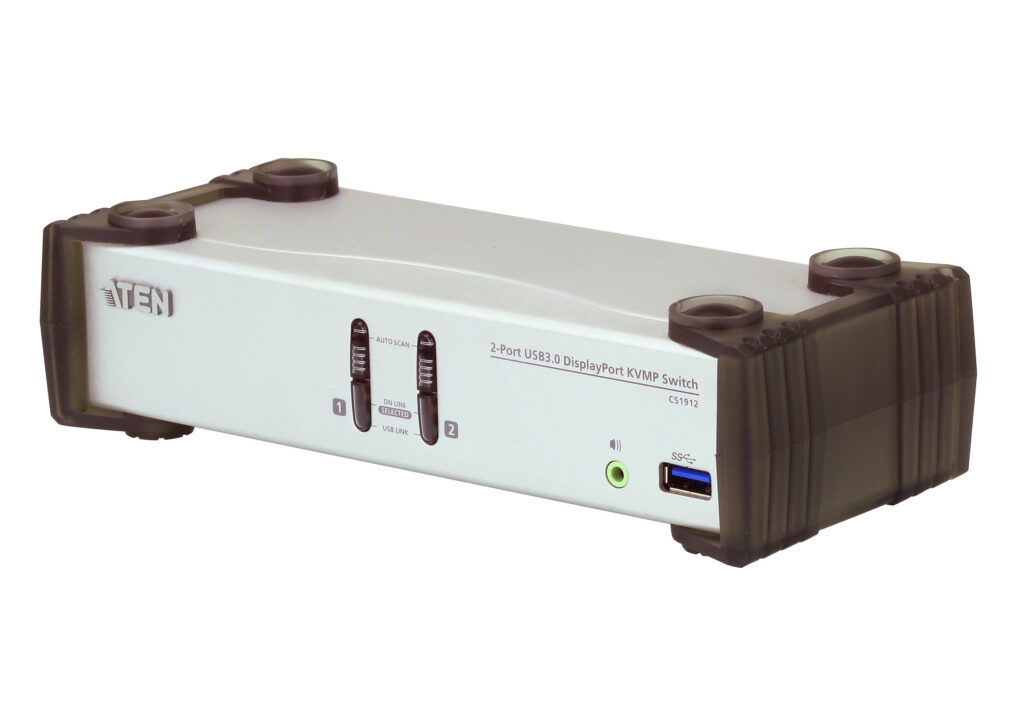 ATEN CS1912 - 2-portowy przełącznik KVMP™ USB 3.0 DisplayPort (kable w zestawie)