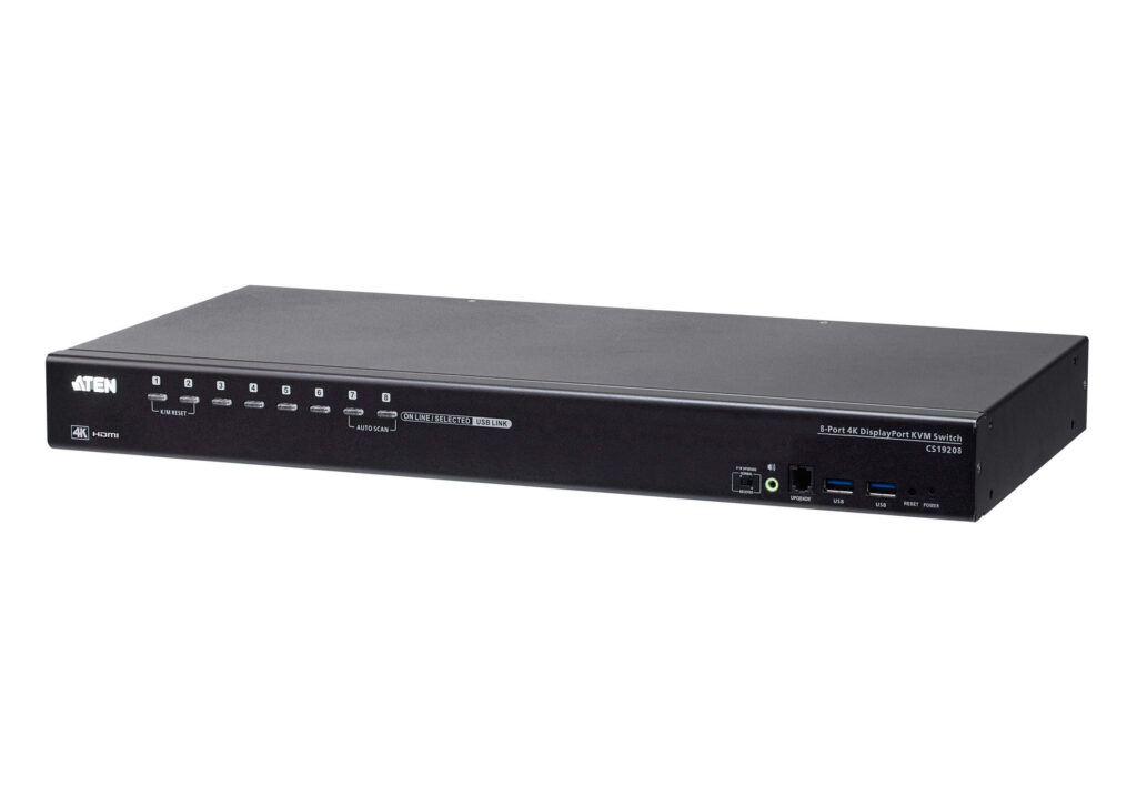 ATEN CS19208 - 8-portowy przełącznik KVM USB 3.0 4K DisplayPort