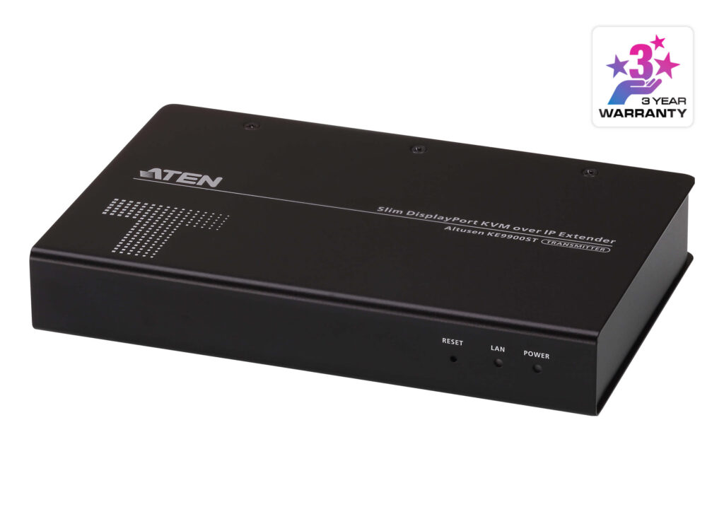 ATEN KE9900ST - Jednomonitorowy nadajnik ekstendera KVM over IP DisplayPort typu slim