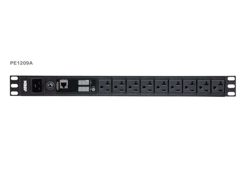 ATEN PE1209 - Podstawowe PDU 1U z pomiarem