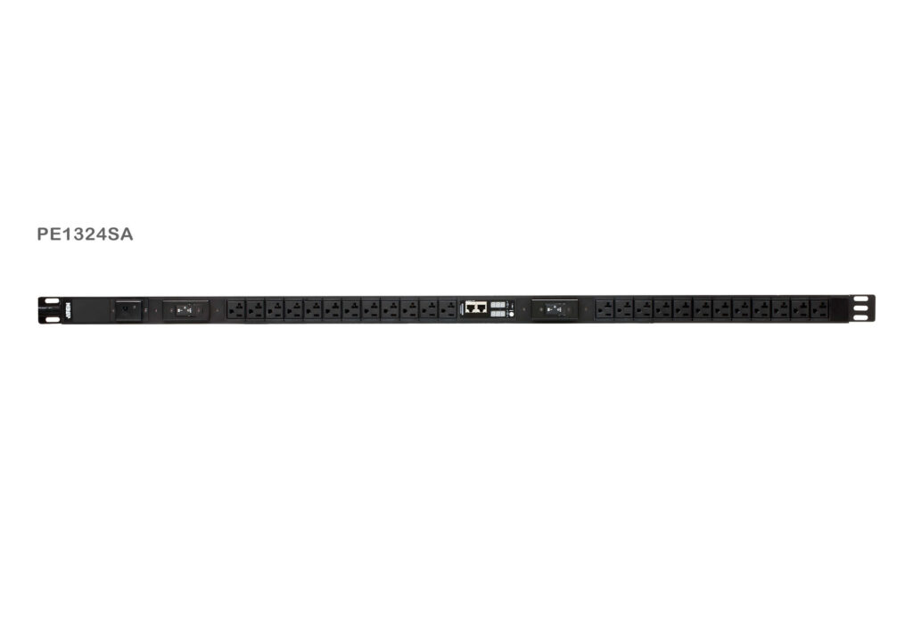 ATEN PE1324S - Podstawowe PDU 0U z pomiarem i ochroną przeciwprzepięciową