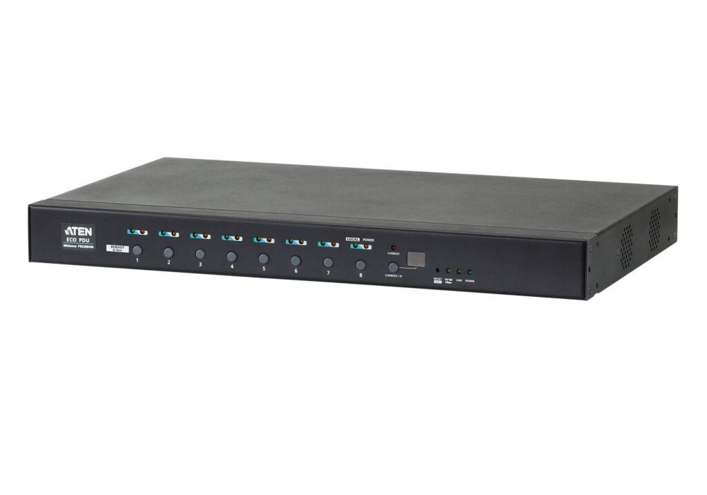 ATEN PE6208AV - 8-wyjściowe przełączalne eco PDU z pomiarem