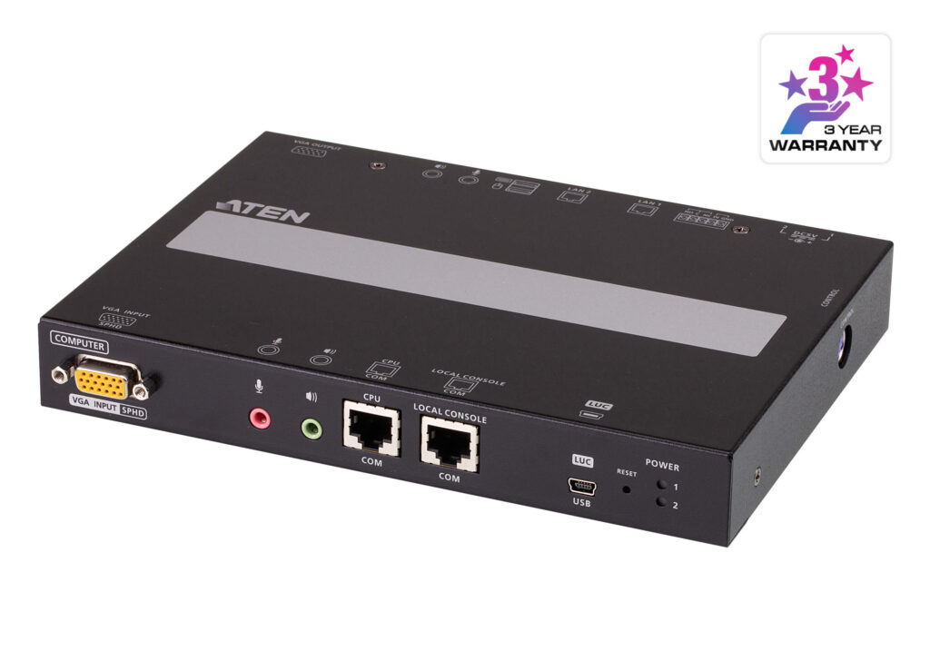 ATEN RCMVGA101 - Przełącznik KVM over IP VGA z 1 lokalnym/zdalnym współdzielonym dostępem