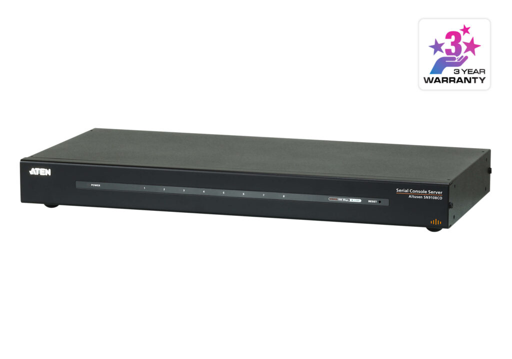 ATEN SN9108CO - 8-portowy serwer konsoli szeregowej