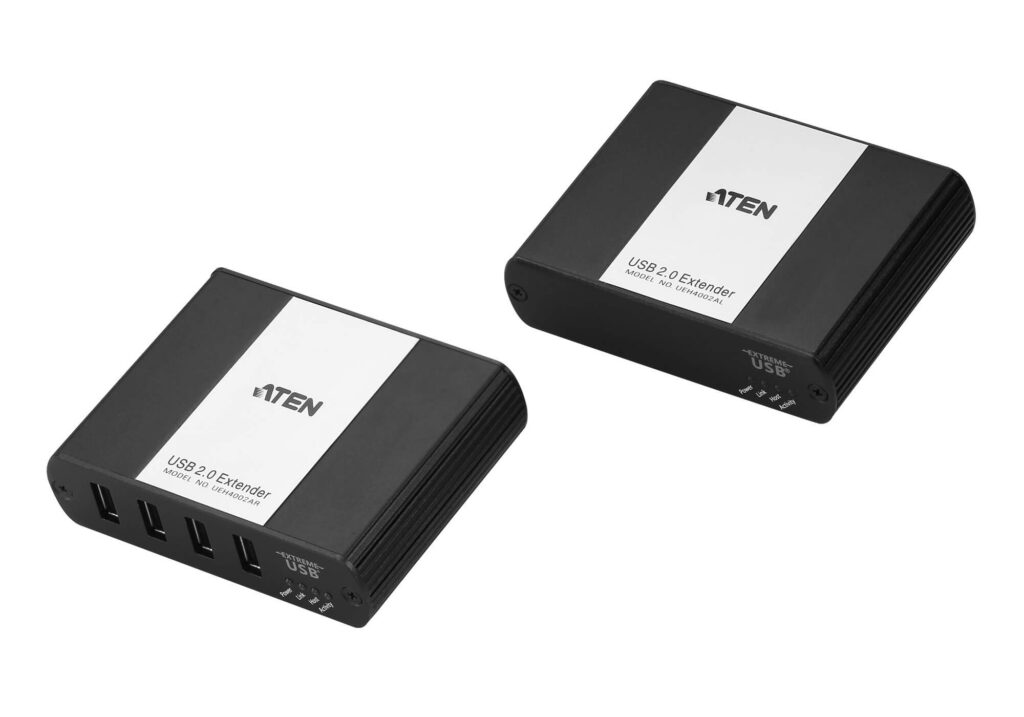 ATEN UEH4002A - 4-portowy ekstender USB 2.0 Cat 5
