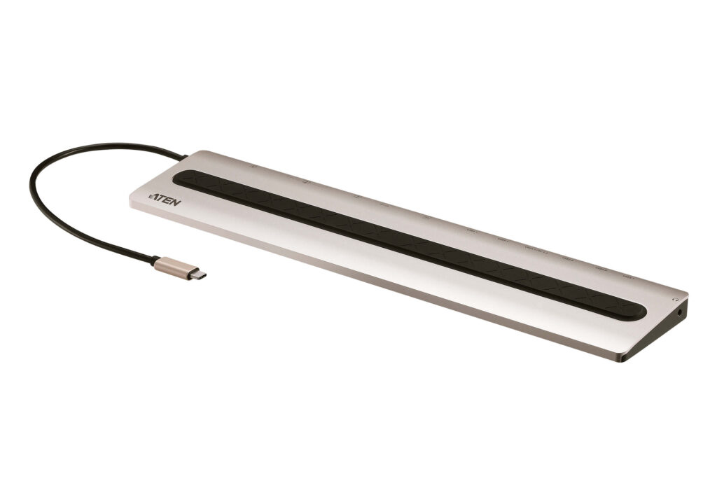 ATEN UH3237 - Wieloportowa stacja dokująca USB-C z Power Pass-Through