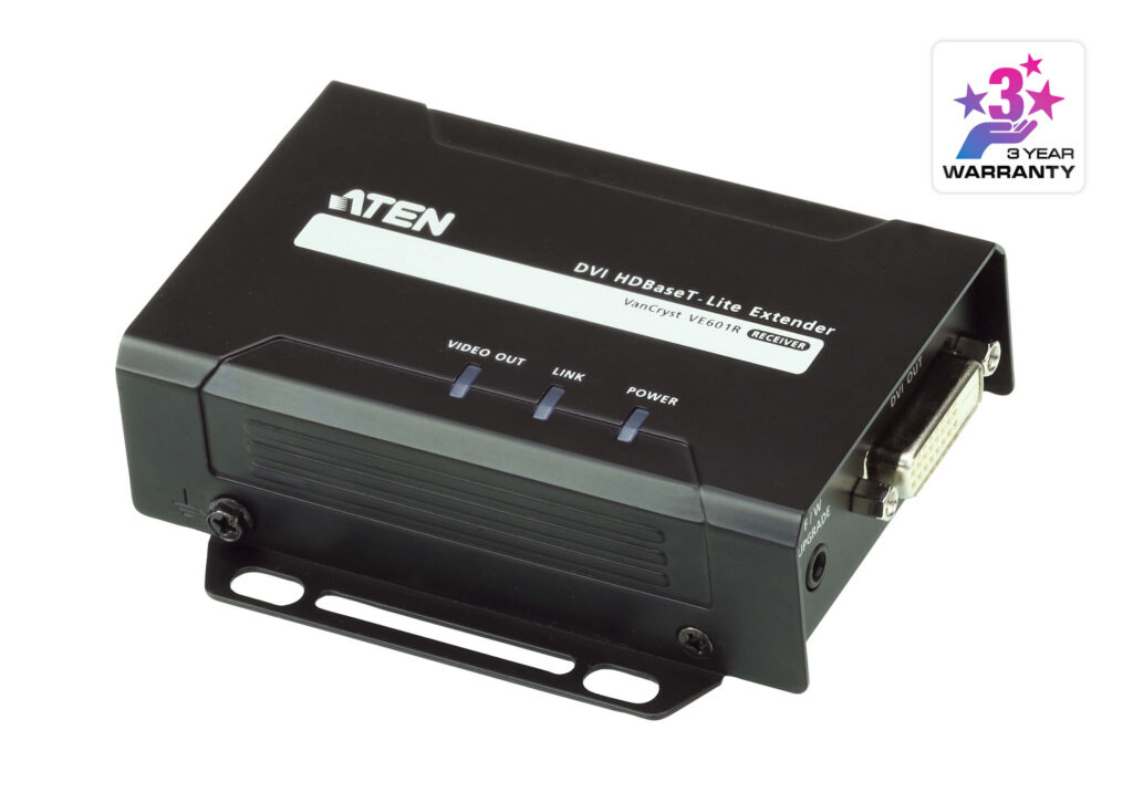 ATEN VE601R - Odbiornik ekstendera DVI HDBaseT-Lite (HDBaseT klasa B)