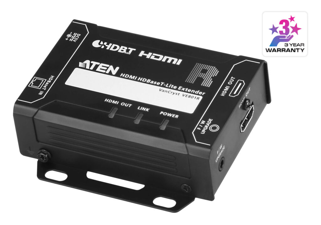 ATEN VE801R - Odbiornik ekstendera HDMI HDBaseT-Lite (HDBaseT klasa B)
