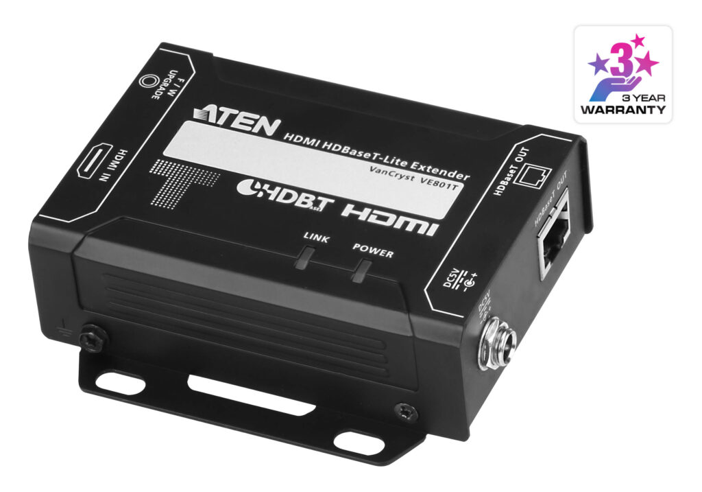 ATEN VE801T - Nadajnik ekstendera HDMI HDBaseT-Lite (HDBaseT klasa B)