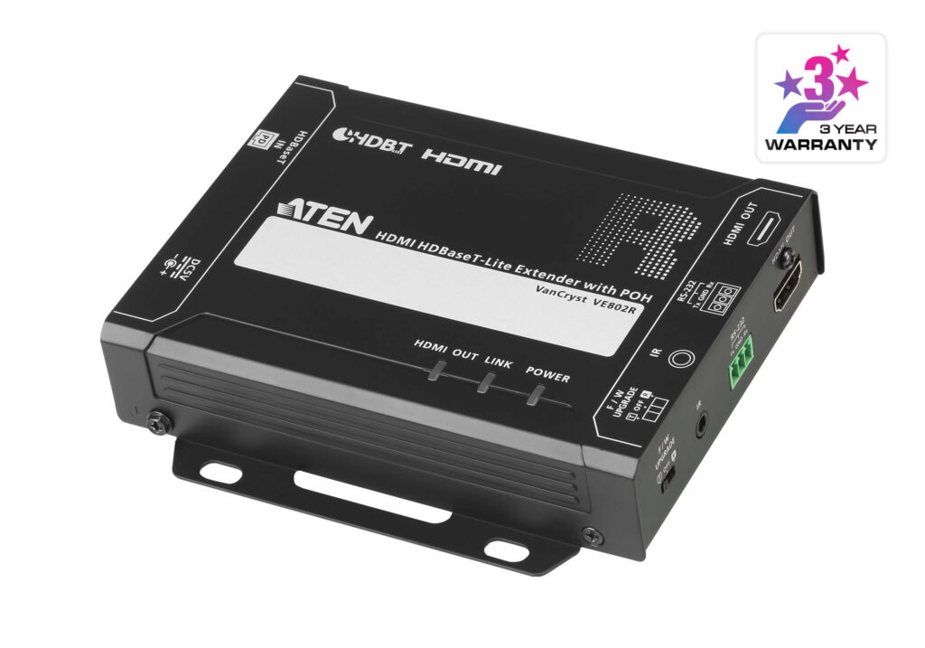ATEN VE802R - Odbiornik ekstendera HDMI HDBaseT-Lite (4K@40m) (HDBaseT klasa B)