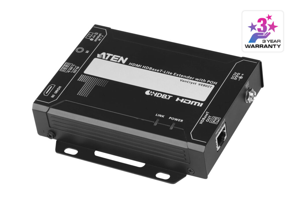 ATEN VE802T - Nadajnik ekstendera HDMI HDBaseT-Lite z PoH (4K@40m) (HDBaseT klasa B)
