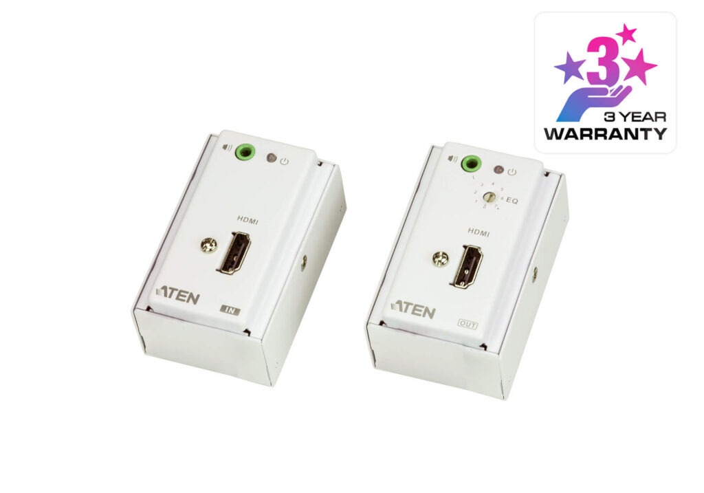 ATEN VE807 - Naścienny ekstender HDMI/Audio Cat 5 (1080p @ 40m)
