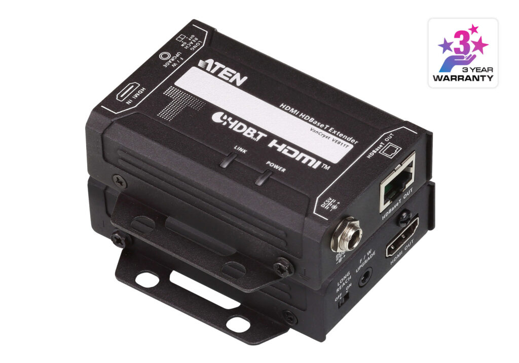 ATEN VE811 - Ekstender HDMI HDBaseT (4K@100m) (HDBaseT Class A)