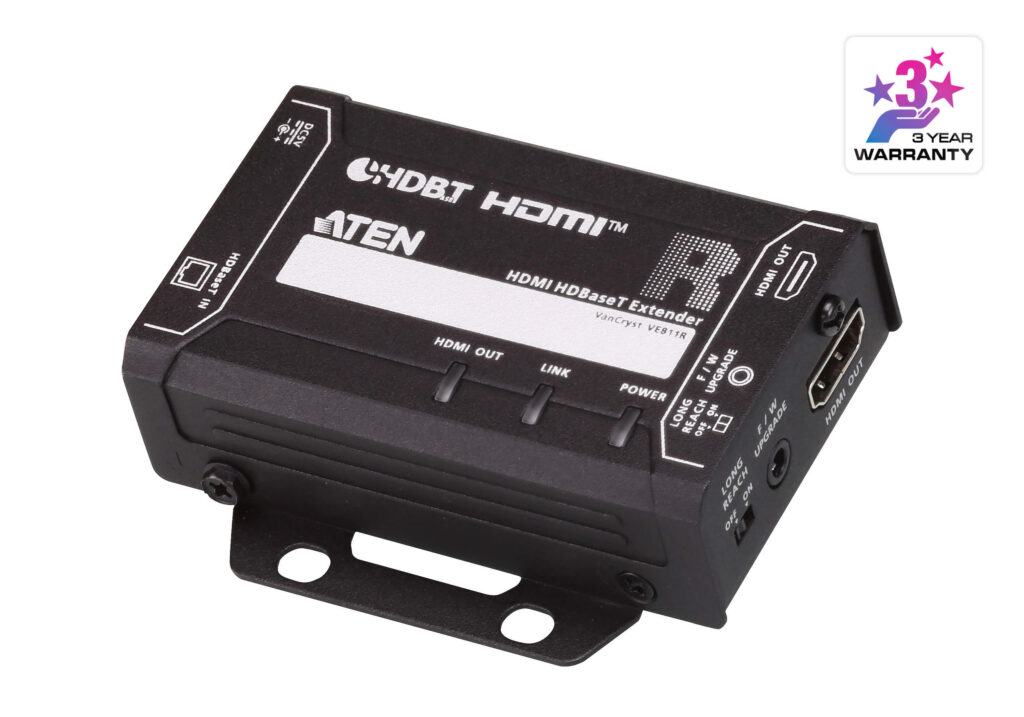 ATEN VE811R - Odbiornik ekstendera HDMI HDBaseT (4K@100m) (HDBaseT Class A)