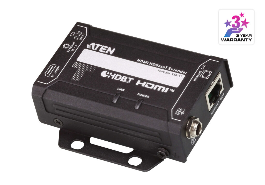 ATEN VE811T - Nadajnik ekstendera HDMI HDBaseT (4K@100m) (HDBaseT Class A)