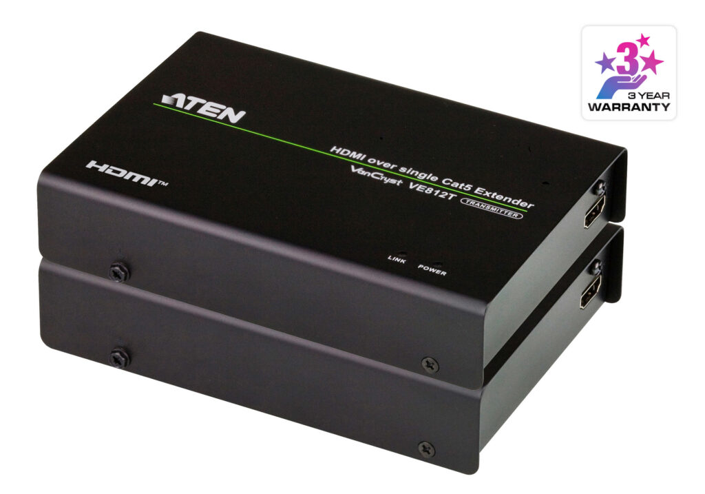 ATEN VE812 - Ekstender HDMI HDBaseT (4K@100m) (HDBaseT klasa A)