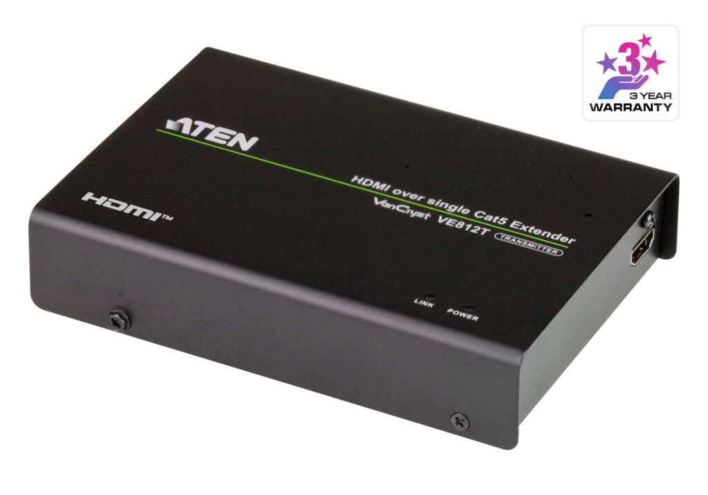 ATEN VE812T - Nadajnik ekstendera HDMI HDBaseT (4K@100m) (HDBaseT klasa A)