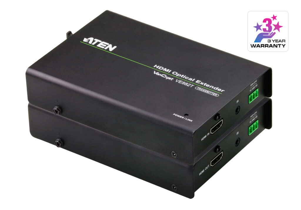 ATEN VE882 - Ekstender optyczny HDMI (1080p@600m)