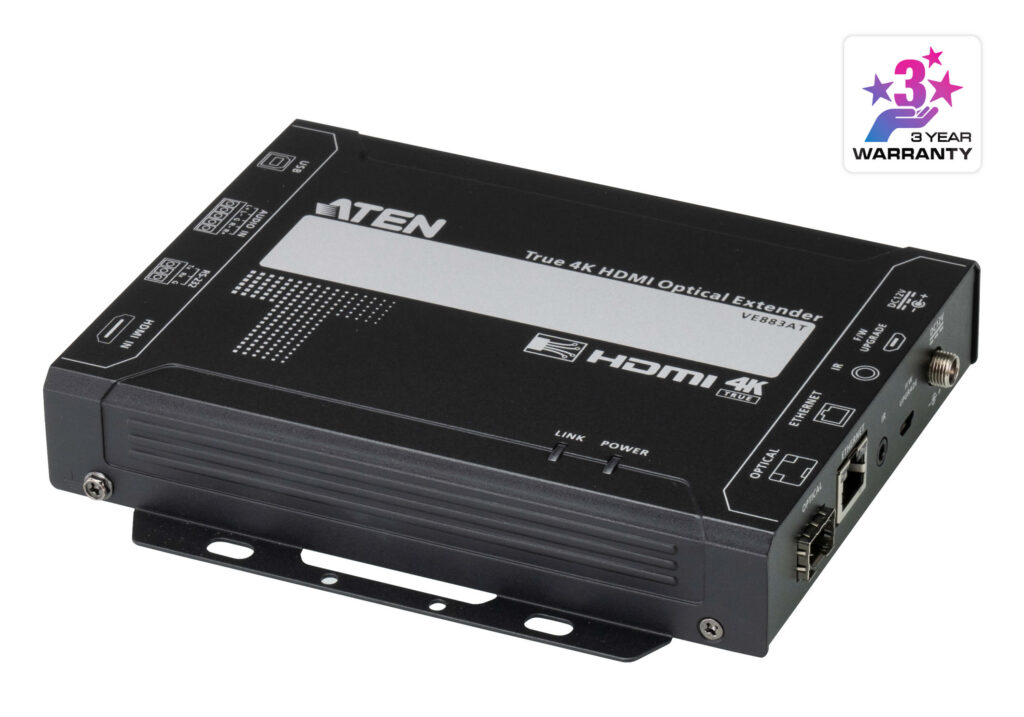 ATEN VE883AT - Nadajnik optyczny HDMI True 4K (4K@300m (K1, MM) / 10km (K2, SM))