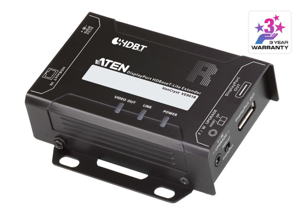 ATEN VE901R - Odbiornik ekstendera DisplayPort HDBaseT-Lite