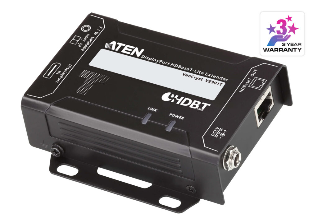 ATEN VE901T - Nadajnik ekstendera DisplayPort HDBaseT-Lite