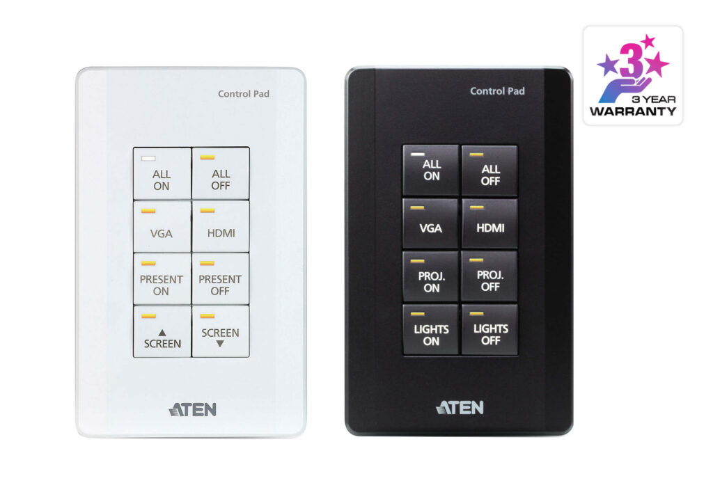 ATEN VK0100 - 8-przyciskowa klawiatura z kontrolerem (US, 1 Gang)