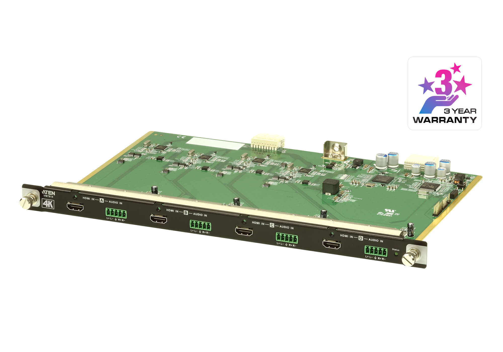 ATEN VM7814 - 4-portowa płyta wejściowa HDMI 4K