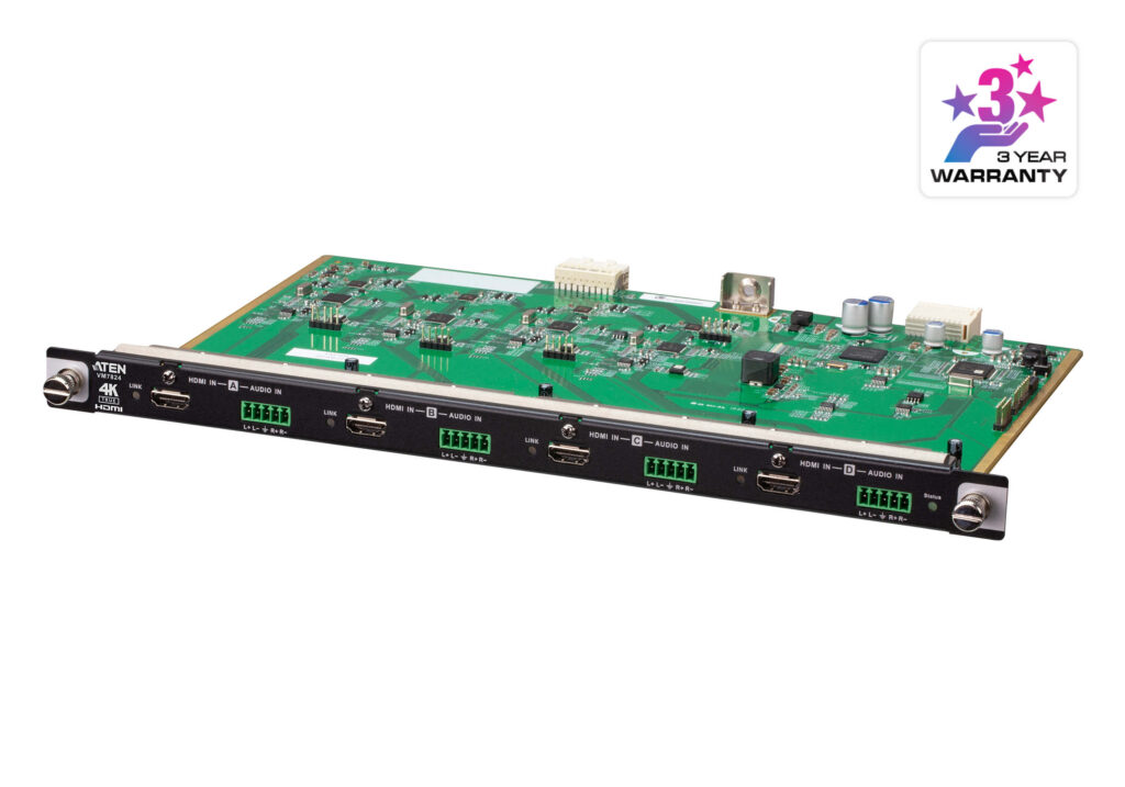 ATEN VM7824 - 4-portowa karta wejściowa HDMI True 4K