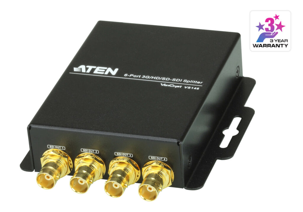 ATEN VS146 - 6-portowy rozdzielacz 3G/HD/SD-SDI
