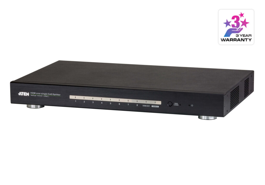 ATEN VS1818T - 8-portowy rozdzielacz HDMI HDBase-T (klasa A)