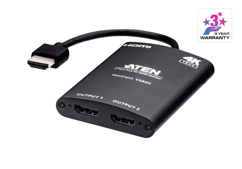ATEN VS82H - 2-portowy rozdzielacz HDMI True 4K